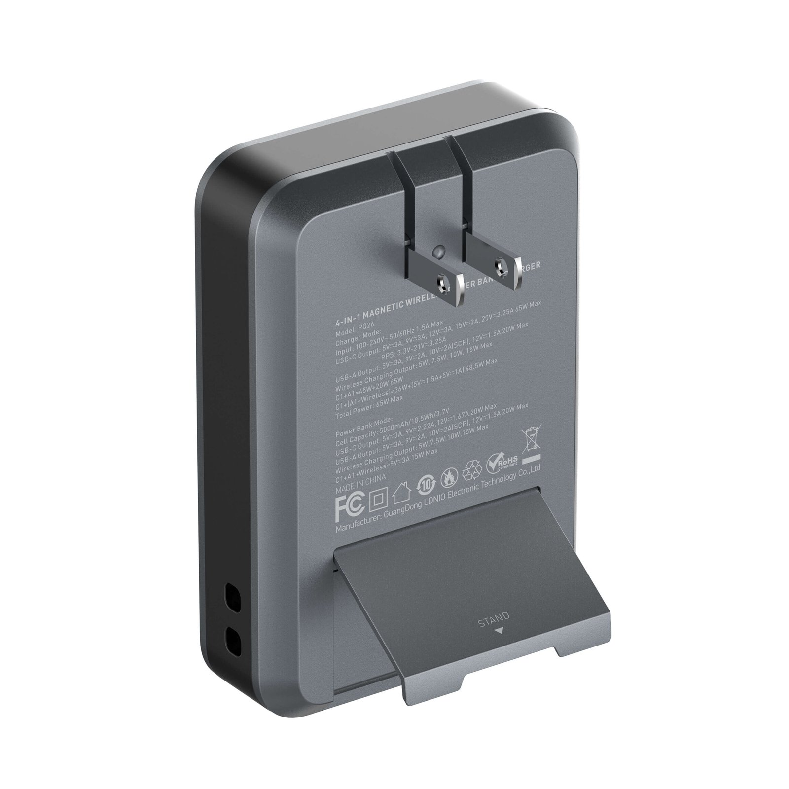 LDNIO PQ26 4-IN-1 MAGNETIC WIRELESS POWER BANK+CHARGER - Image 6