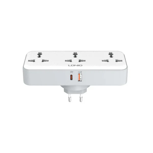 Ldnio SC3317 3AC Outlets Portable Power Socket - Image 4