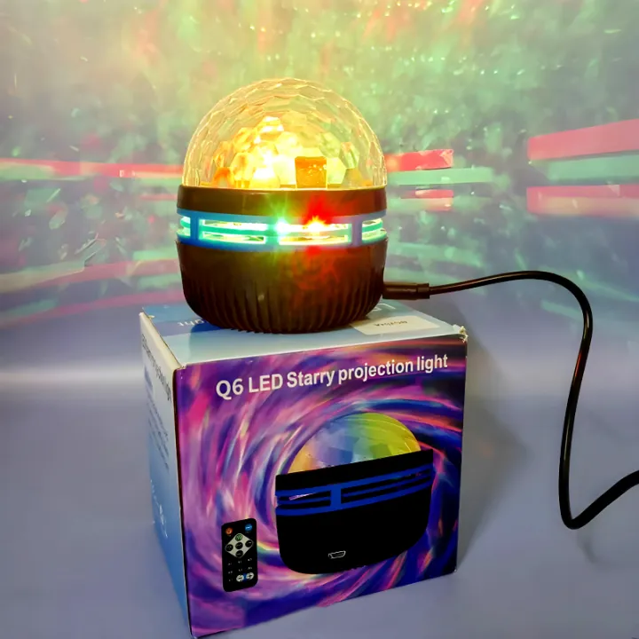 LED Q6 Starry Projection Light With Speaker - Image 2