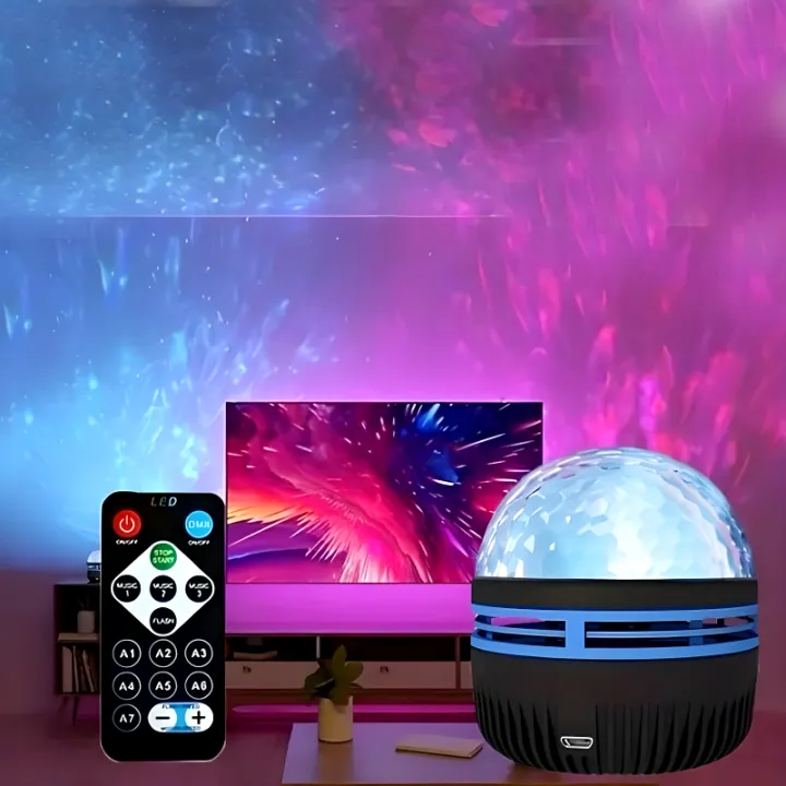 LED Q6 Starry Projection Light With Speaker - Image 3