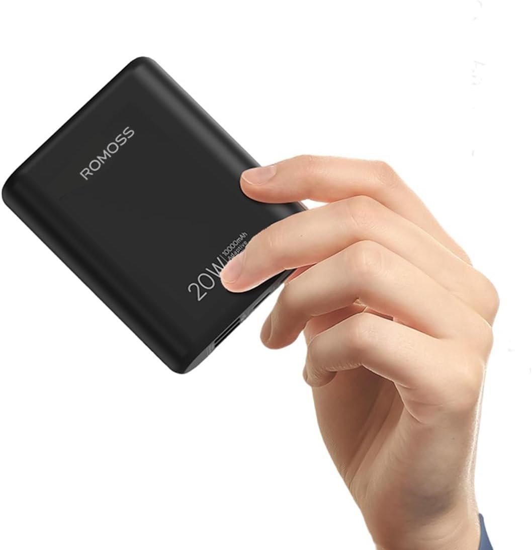 ROMOSS PCT10 10000mAh Mini Power Bank, PD 20W Fast Charging - Image 3