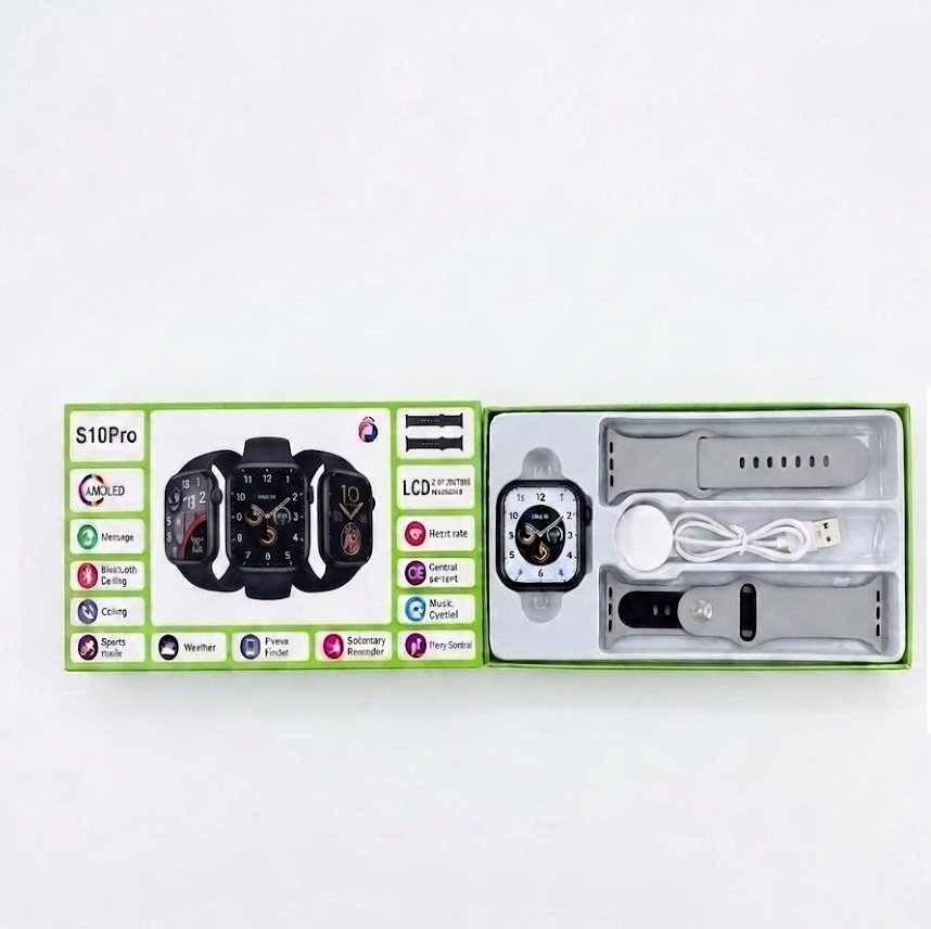 S10 Pro 4in1 With 2 Straps smart watch - Image 4