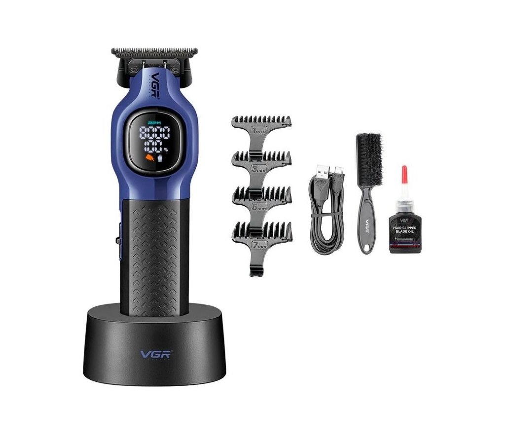 VGR V-886T Professional Digital Rechargeable Hair Trimmer - Image 4