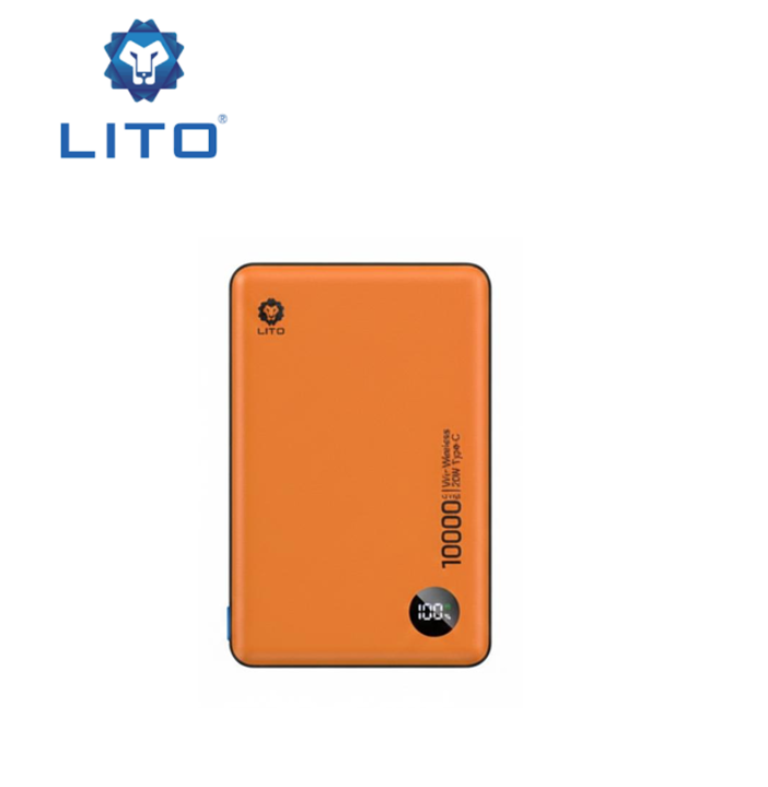 Lito Ultra-Slim 10,000mAh Magnetic Wireless Power Bank with Smart Display - Image 2