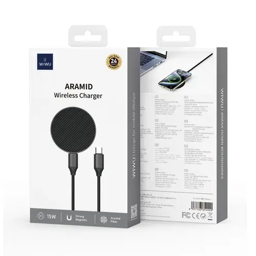 WIWU WI-W034 Aramid Series 15W Wireless Charger