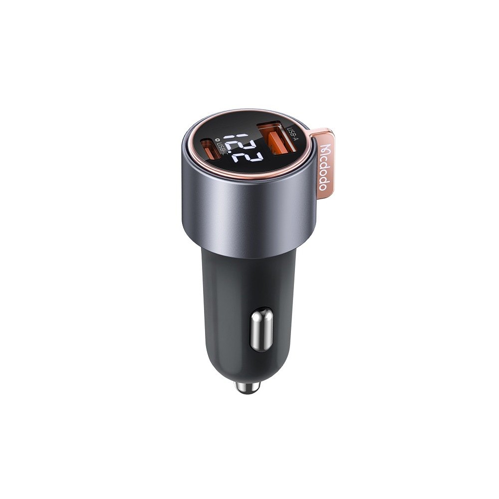 Mcdodo CC-369 75W USB-A & USB-C PD Fast Digital Display Car Charger - Image 4