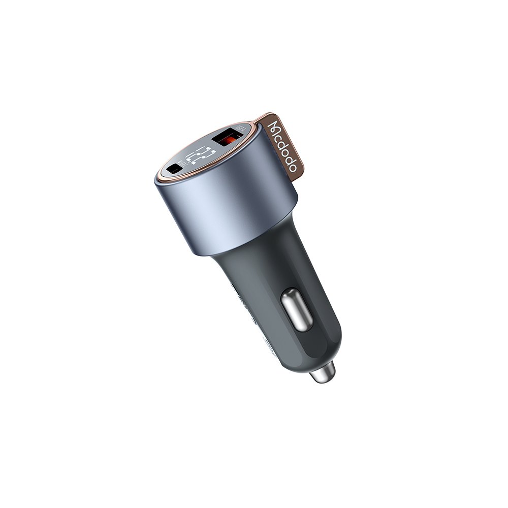 Mcdodo CC-369 75W USB-A & USB-C PD Fast Digital Display Car Charger - Image 2