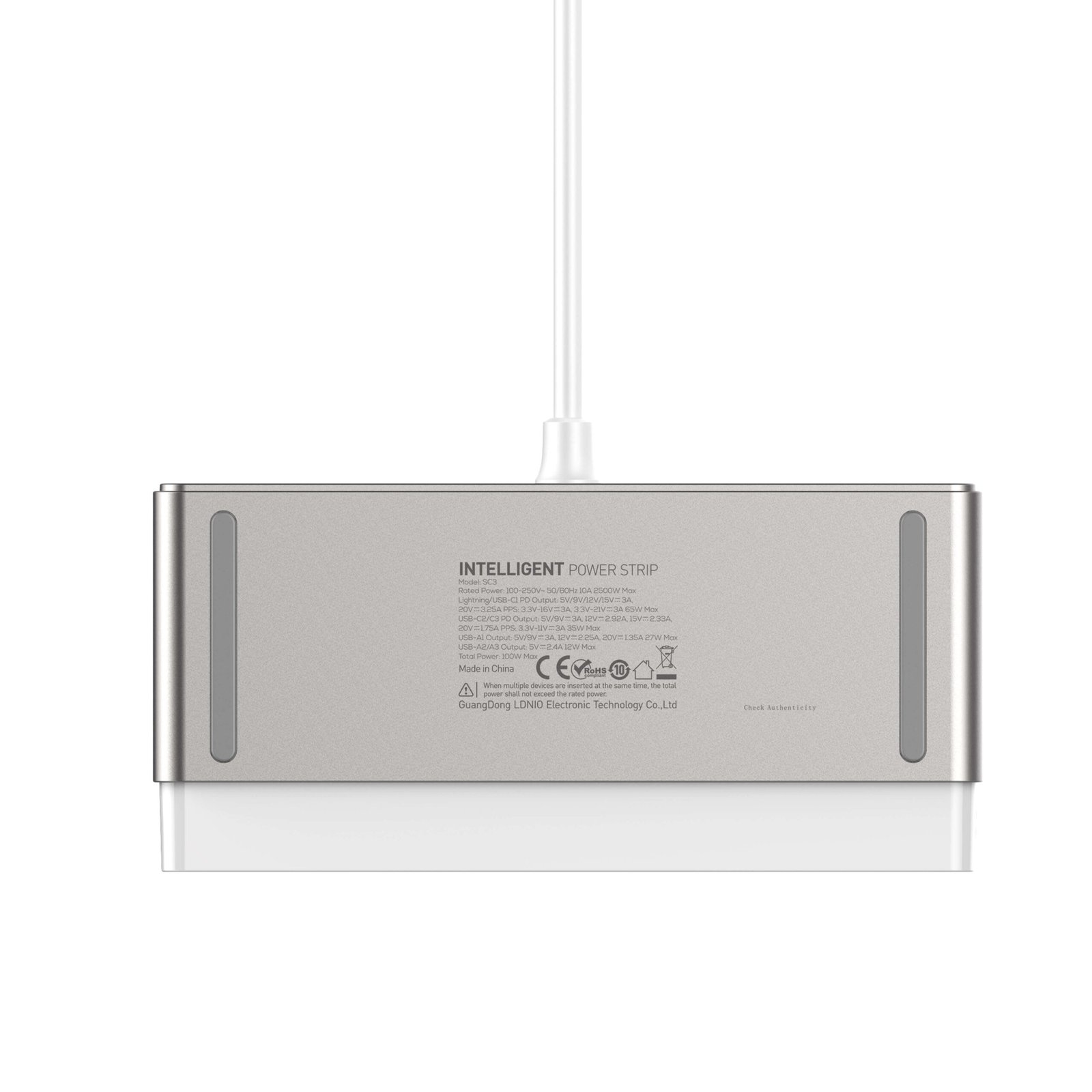 LDNIO SC3 100W Nitride Gallium Nitride Desktop Power Strip - Image 5