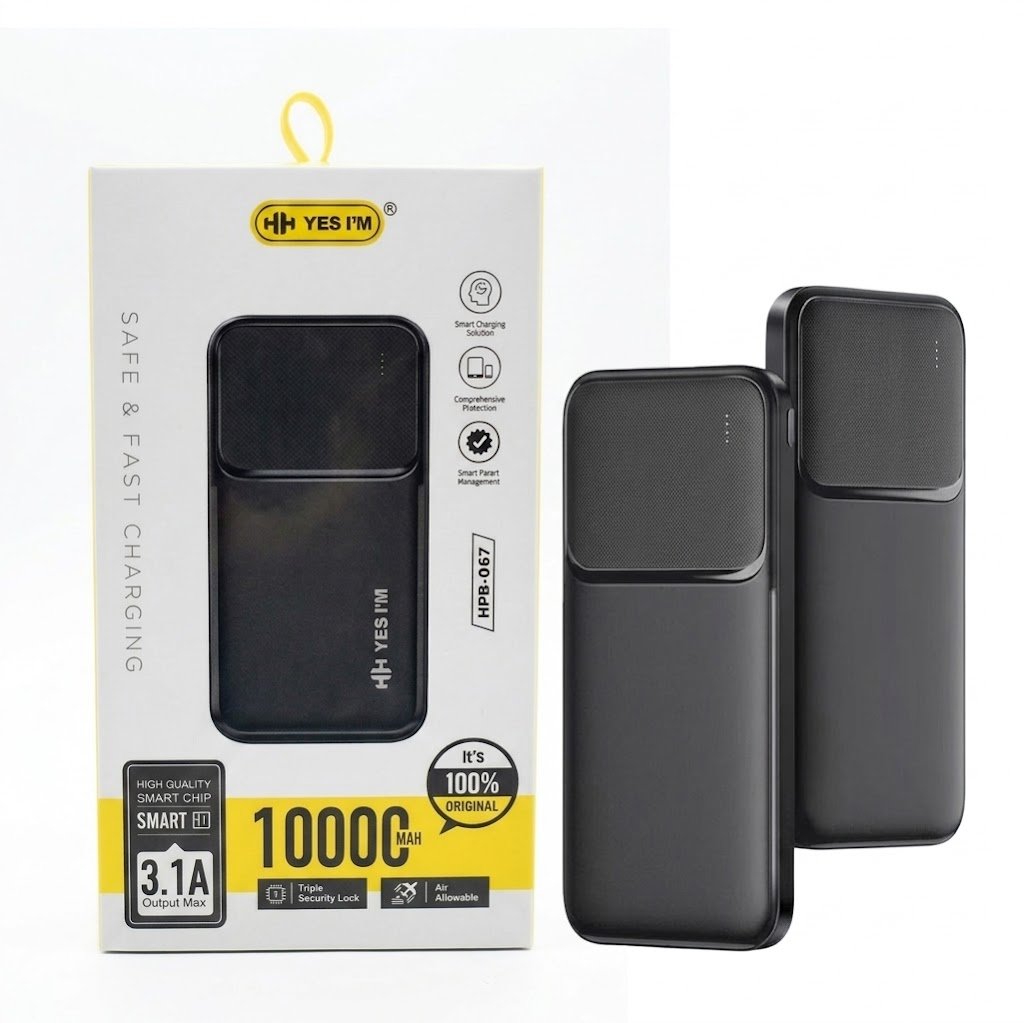 YES I'M HPB-067 10000mAh Power Bank with 3.1A Fast Charging - Image 4
