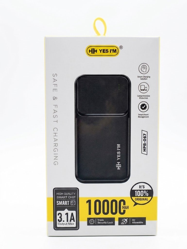 YES I'M HPB-067 10000mAh Power Bank with 3.1A Fast Charging - Image 2