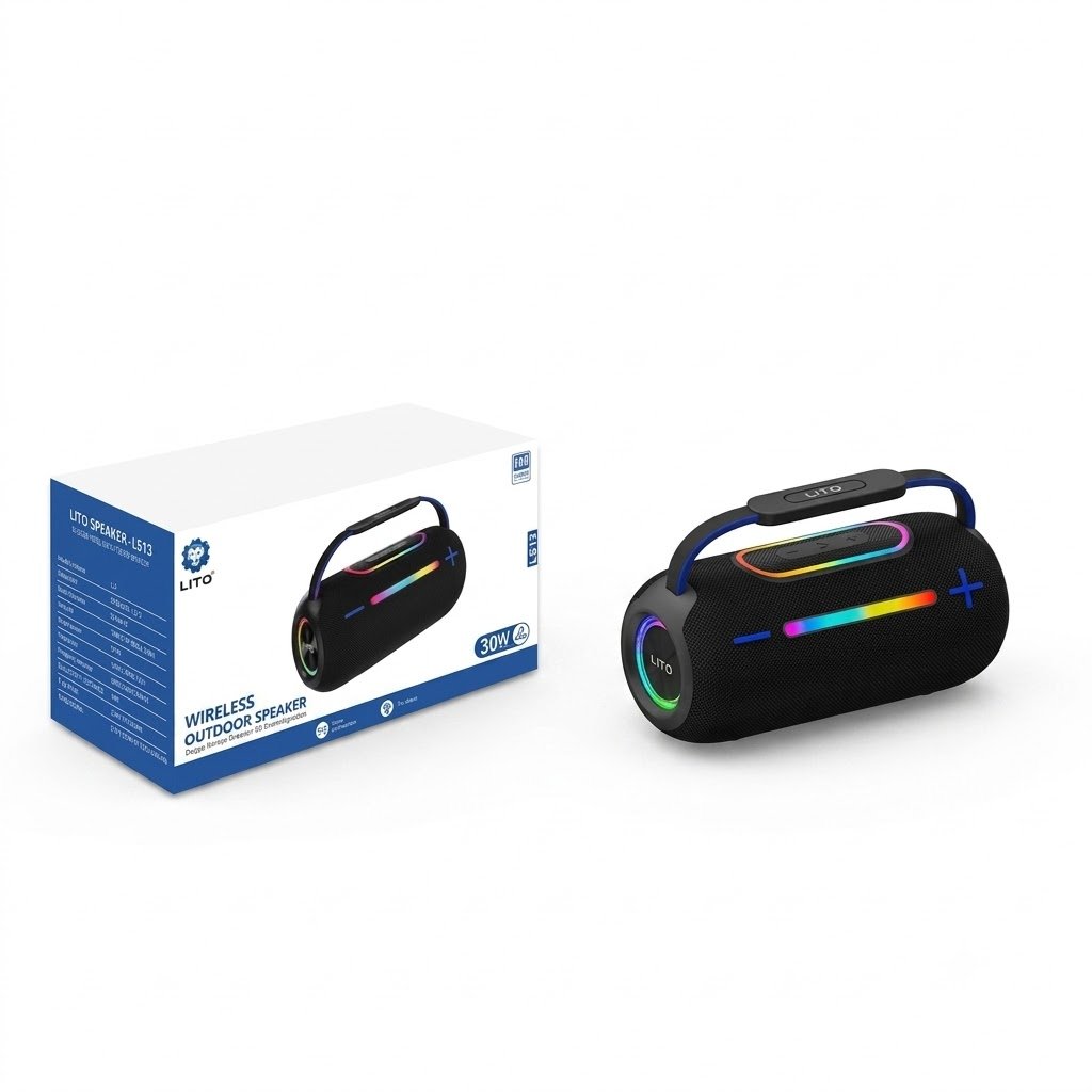 LITO LS13 30W Portable Bluetooth Speaker With Compact Design And Stereo Sound