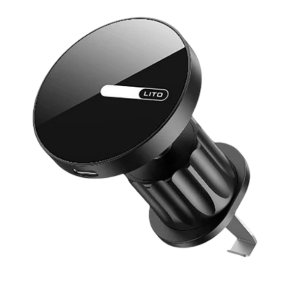 LITO W04 15W Portable Wirless Magnetic Car Mobile Phone Stand Holder Charger - Image 3