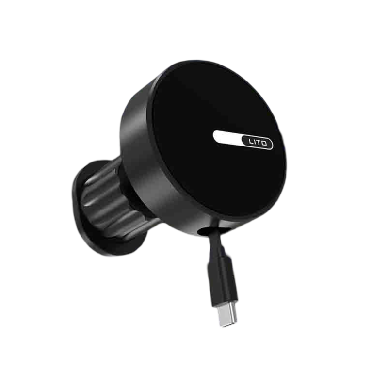 LITO LT-W06 15W Magnetic Wireless Charging Car Mount Phone Holder - Image 2