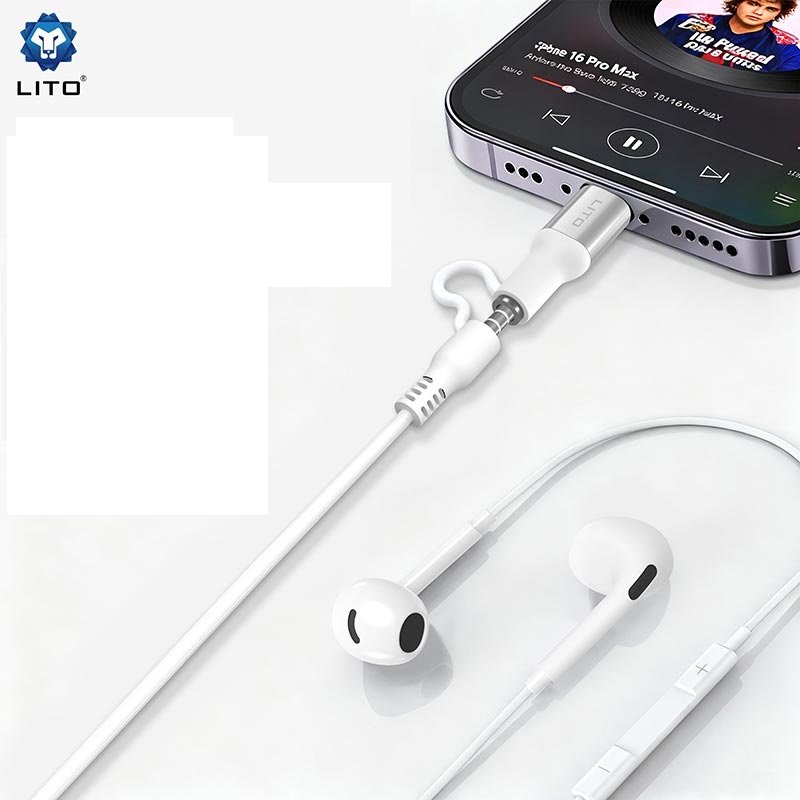 LITO LF03 2 In 1 Type C To 3.5mm Wired Earphone For Mobile Phones - Image 2