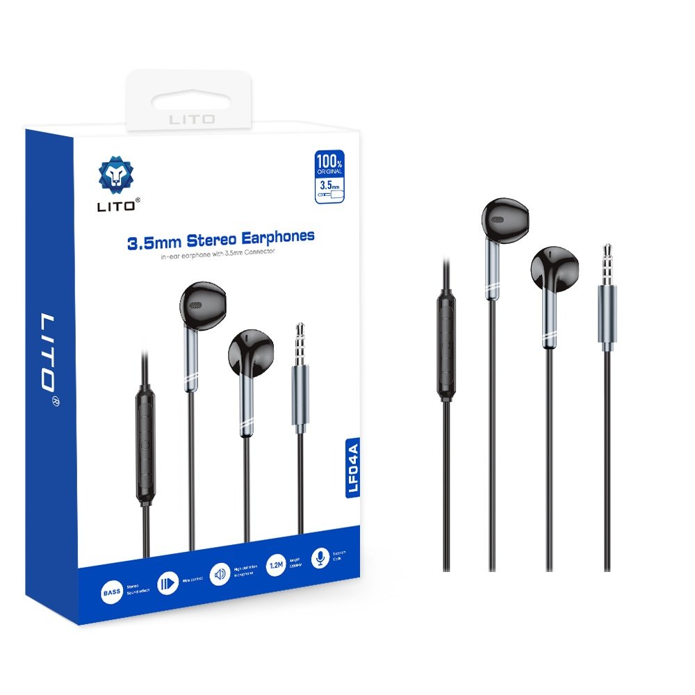LITO LF04A In-Ear Wired Earphones - Image 3