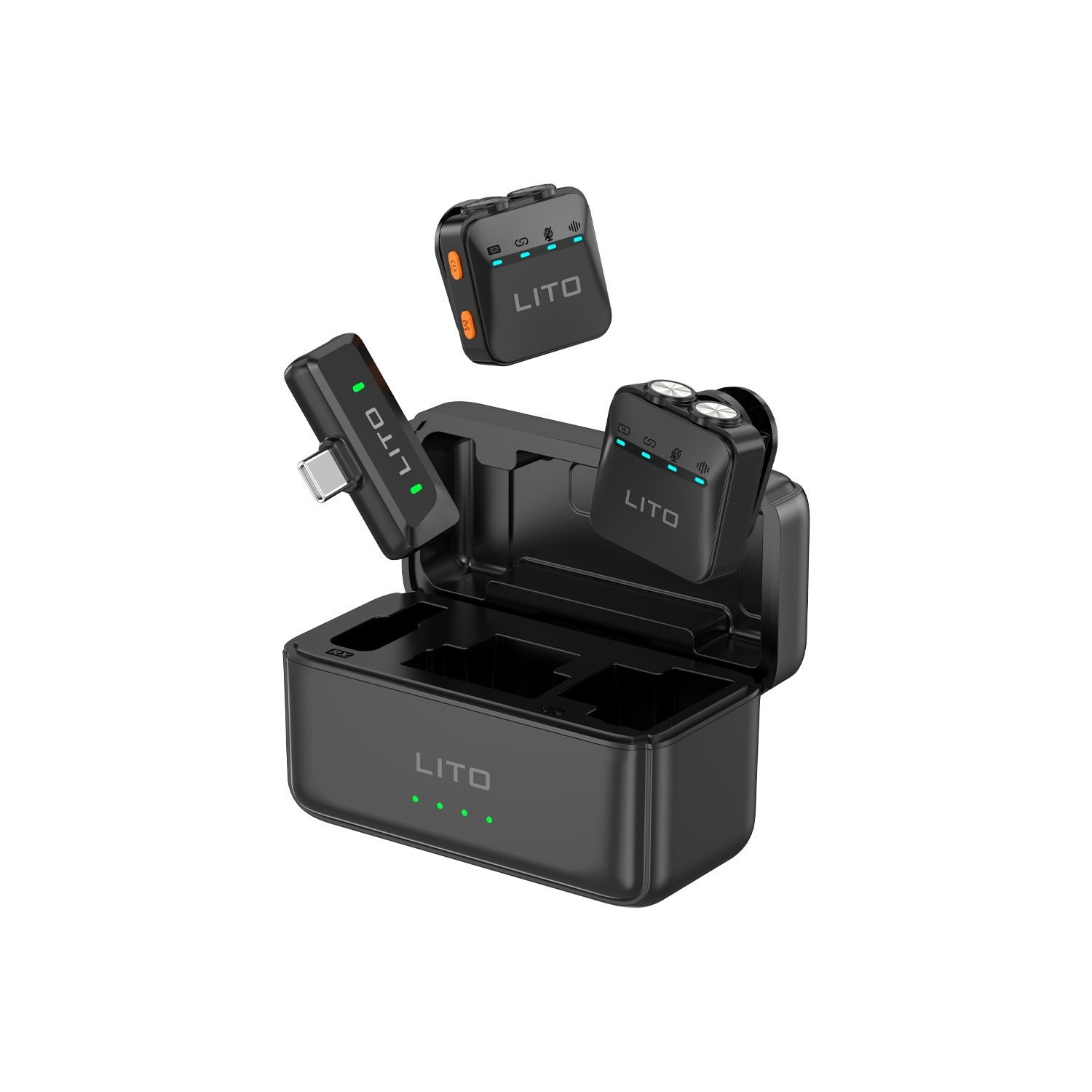 LITO LM04 AI Noise Reduction Flagship Wireless Lavalier Microphone With Crystal Clear Sound - Image 2