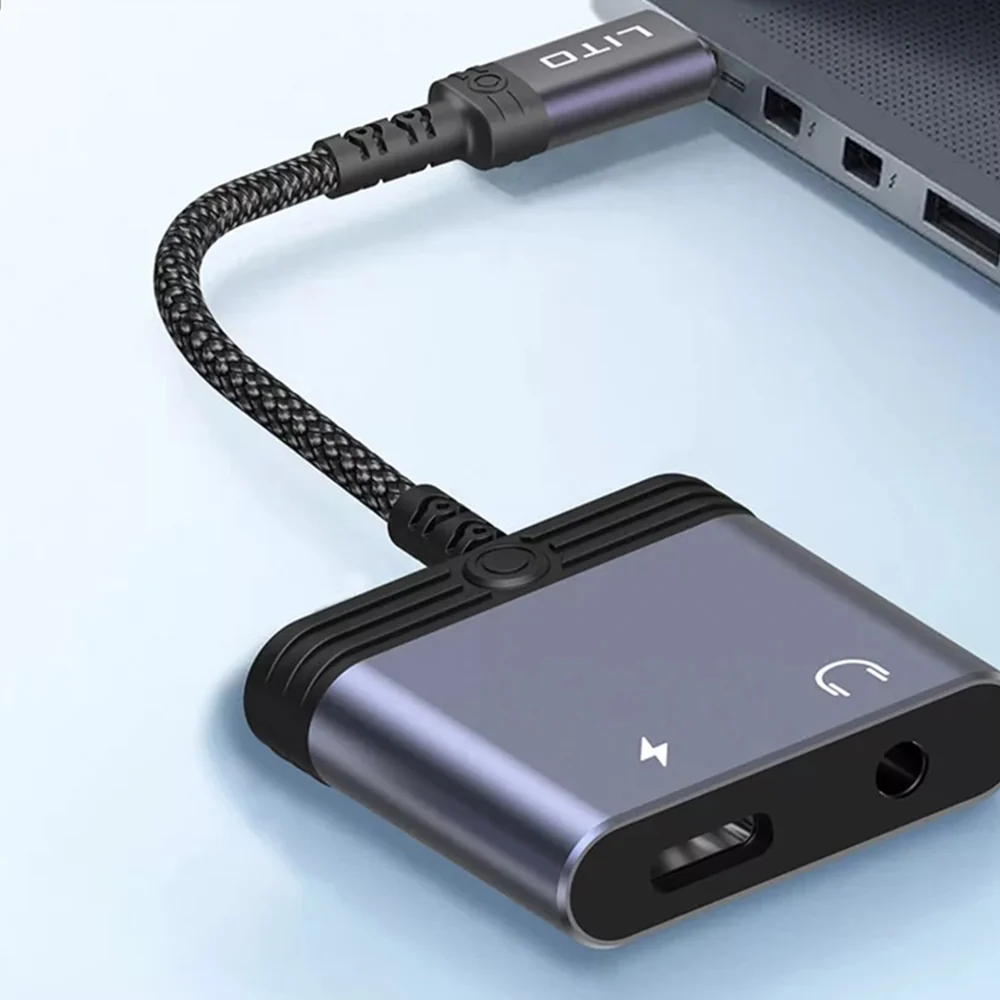 Lito LA04T Audio Adapter Type-C to 3.5mm Jack, 60W - Image 3