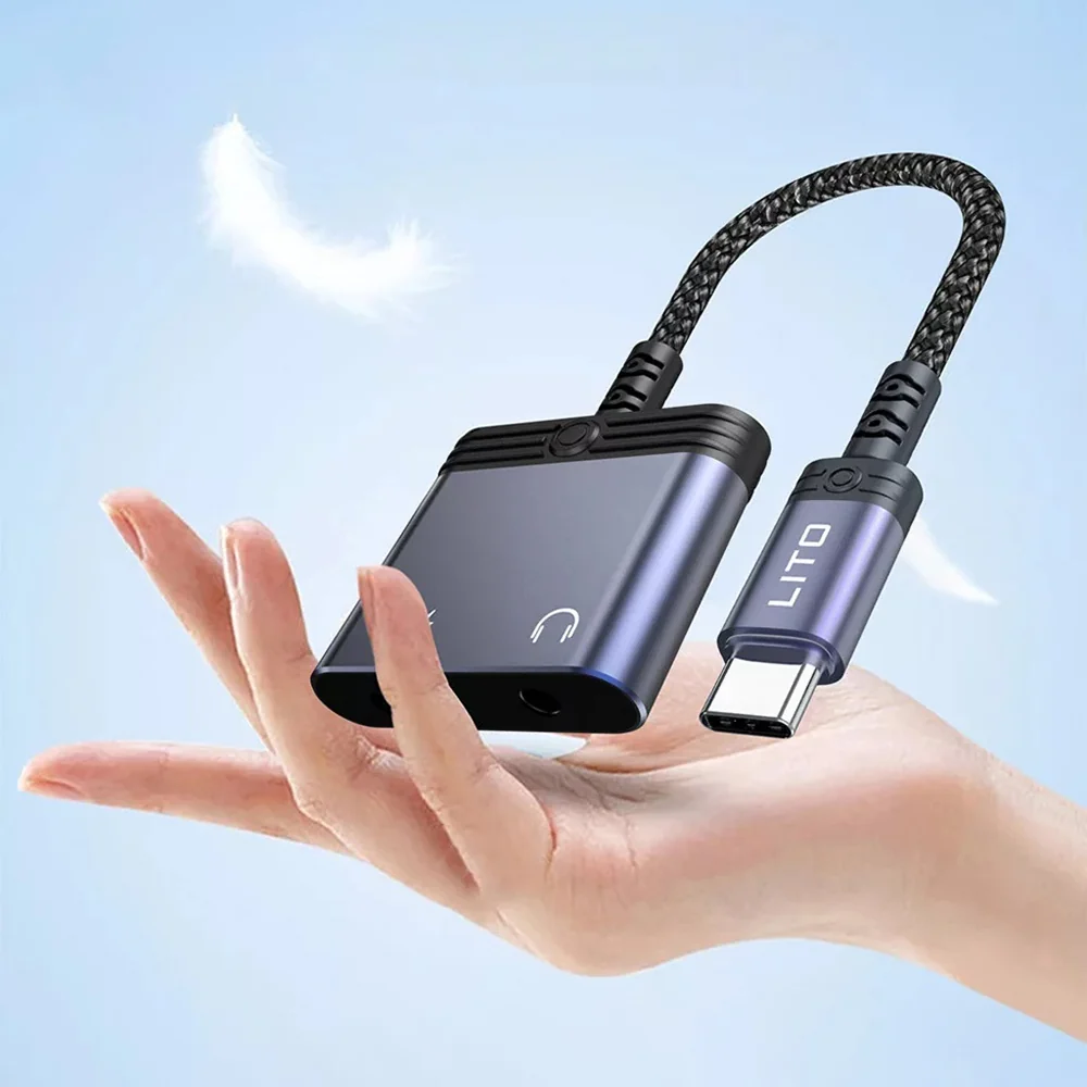 Lito LA04T Audio Adapter Type-C to 3.5mm Jack, 60W - Image 4