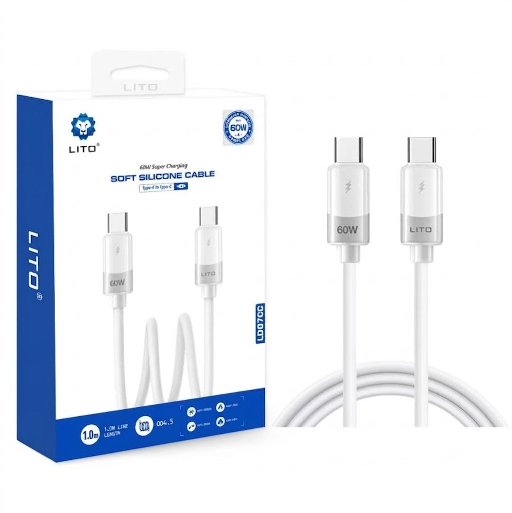 LITO LD07 USB C TO Lightning Charging & Data Cable - Image 3