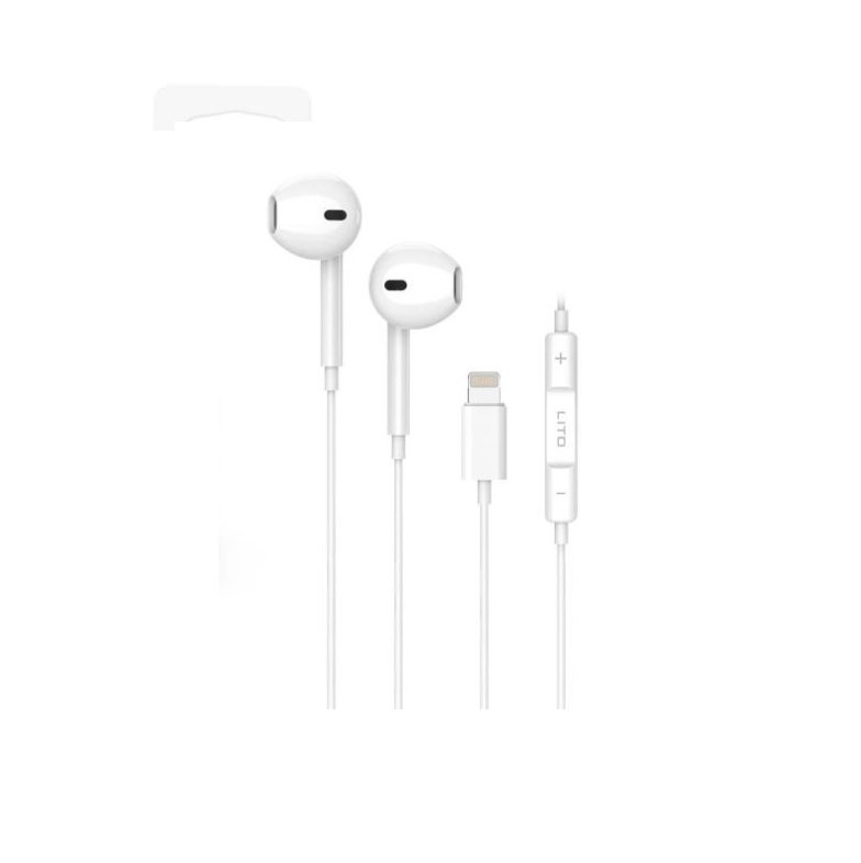 LITO LF01L Lightning AUX Earphones High-Quality Wired Sound - Image 2