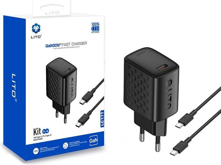 LITO LC17 GAN 30W FAST CHARGER Type C To Lightning - Image 3