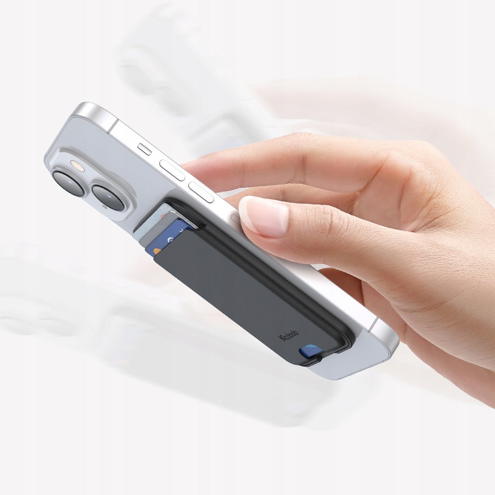 Mcdodo Napa Leather Magnetic Card Holder With 3 Card Capacity Ultra Thin & Light Weight - Image 5