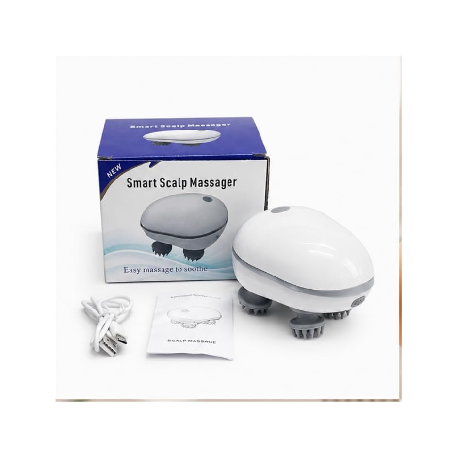 OSK-701 Smart Scalp Massager , Electric 360° Rotating Head Massager - Image 6