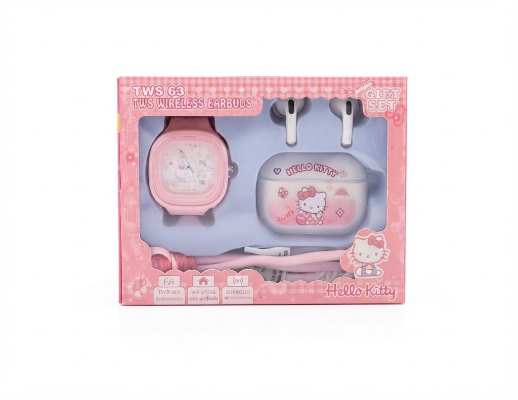 TWS-63 wireless tws earbuds with Watch - Image 9