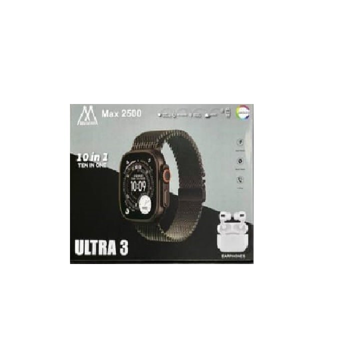 Max 2500 Ultra 3 ( 10 in 1 ) smart watch - Image 3