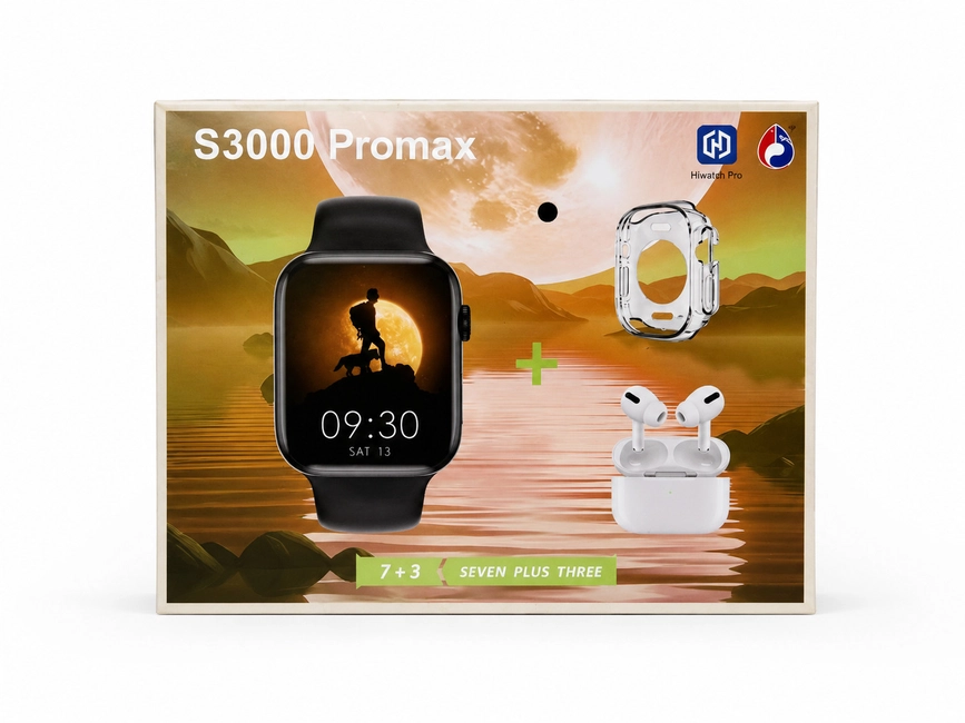 S3000 pro max 7+3 series 10 with earbuds smart watch