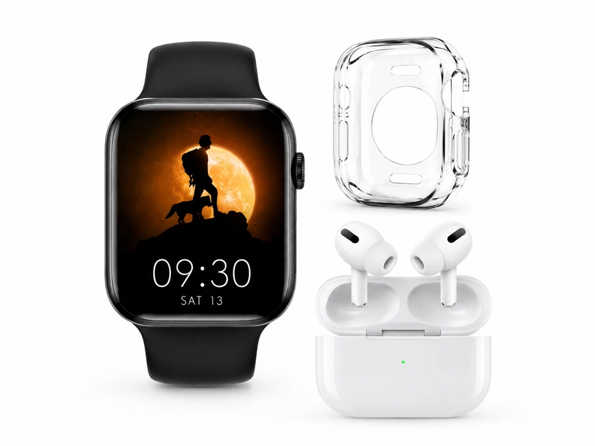 S3000 pro max 7+3 series 10 with earbuds smart watch - Image 2