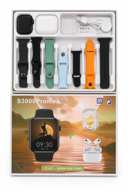S3000 pro max 7+3 series 10 with earbuds smart watch - Image 3