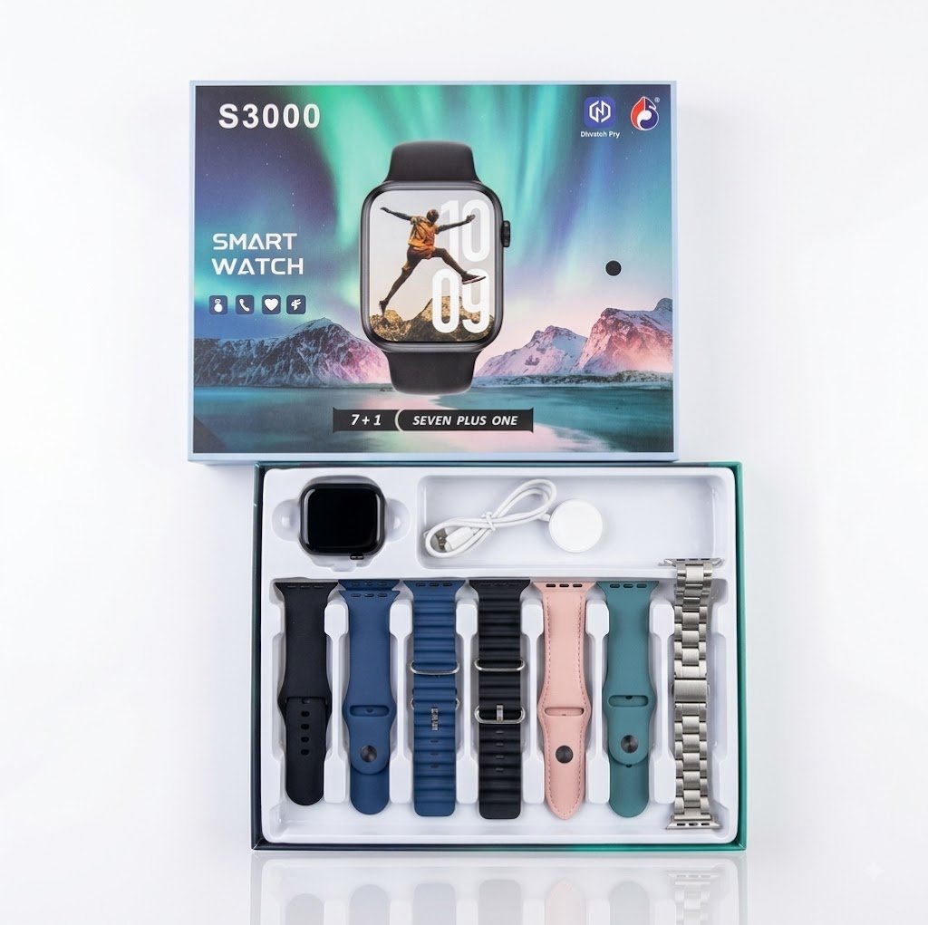 S3000 series 10 7in1 with rolex chain smart watch - Image 4