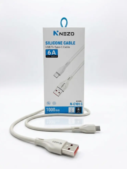 NEZO N-C101C usb to type c 1000mm data cable 6A - Image 3