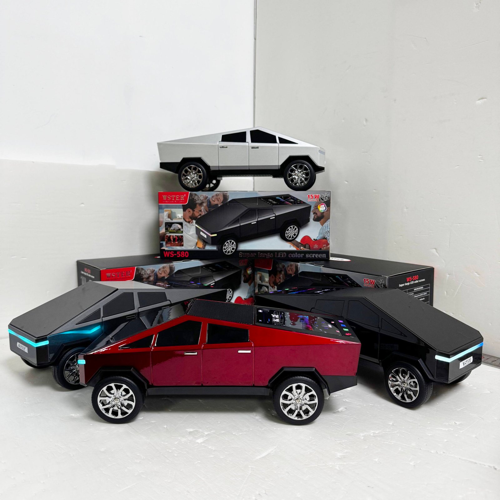 WSTER WS-580 Tesla Cyberpickup Design Wireless Speaker - Image 2