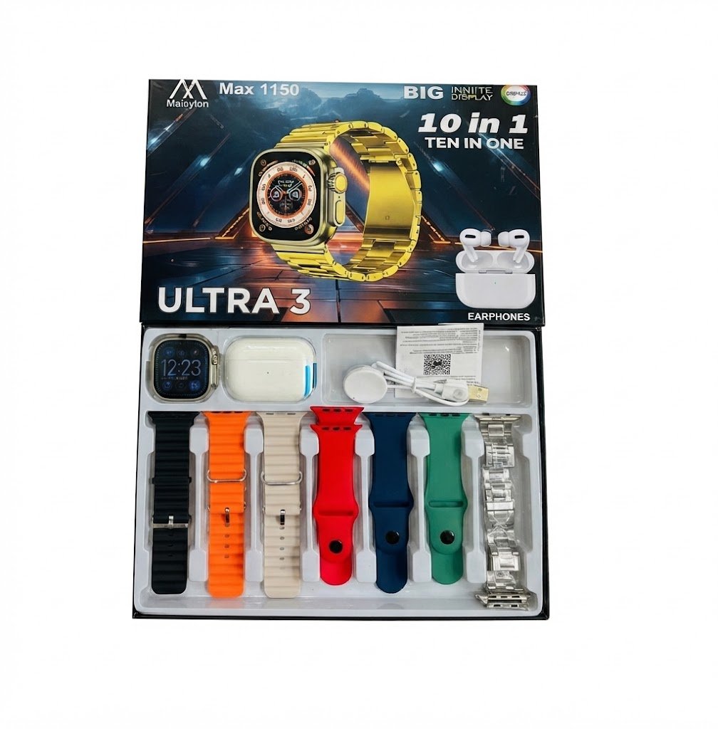 Max 1150 Ultra 3 ( 10 in 1 ) smart watch - Image 4