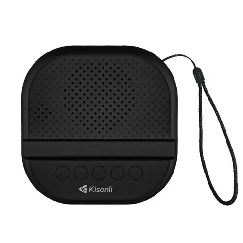Kisonli T5 Small Wireless Blue Tooth Waterproof TPX4 Phone Holder Speaker