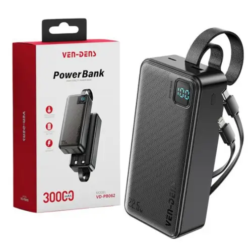 Ven-Dens VD-PB062 22.5W Fast Charging 30000mAh Power Bank - Image 2